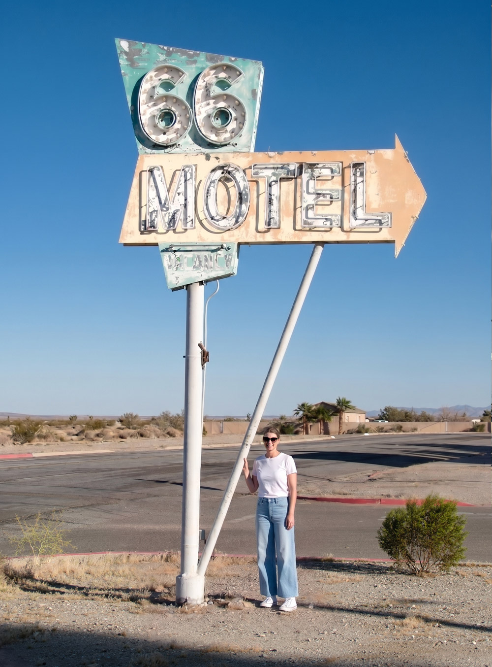 Carole on Route 66