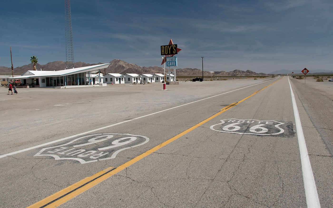 On the road on Route 66