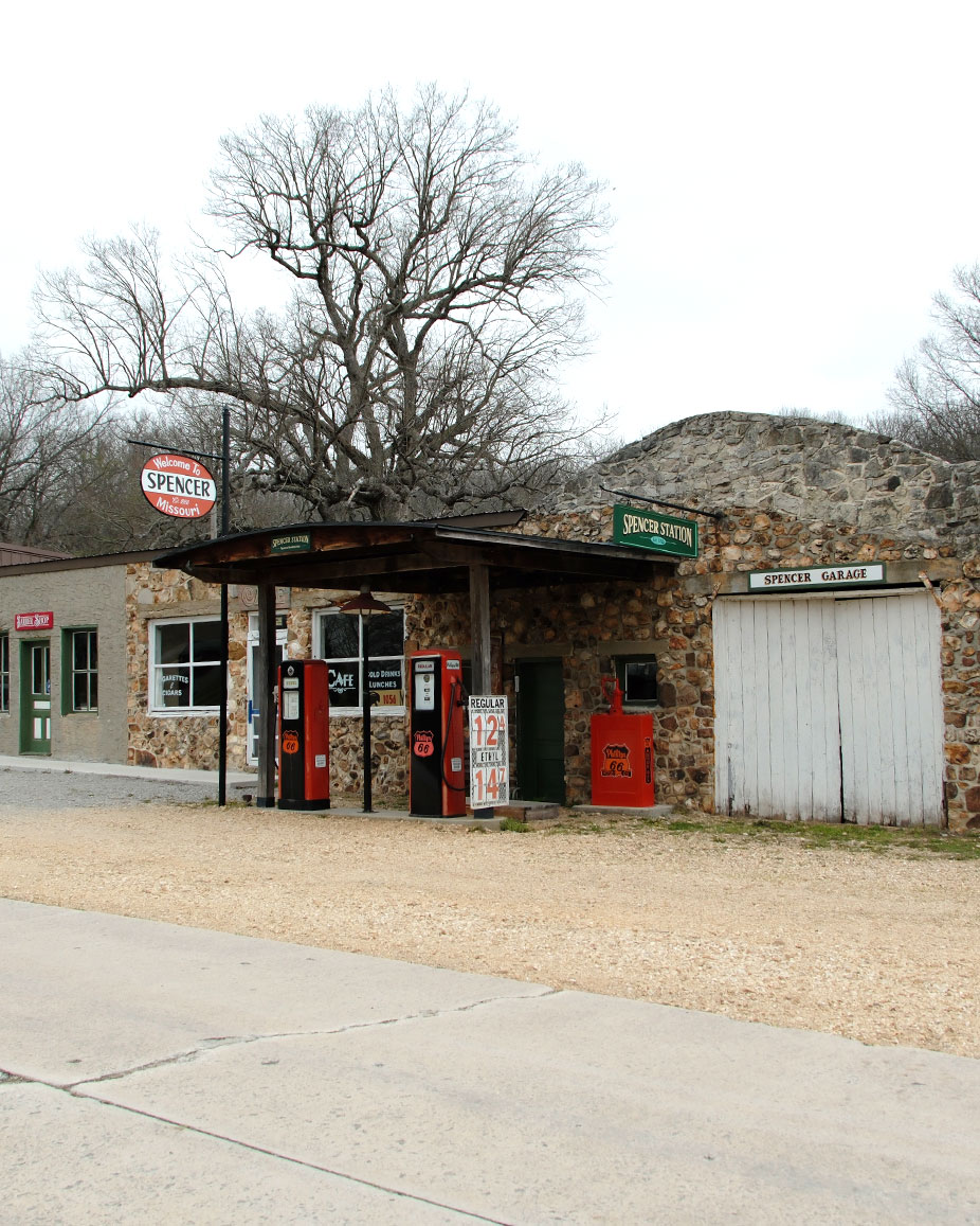 Spencer Station in Missouri, under restoration